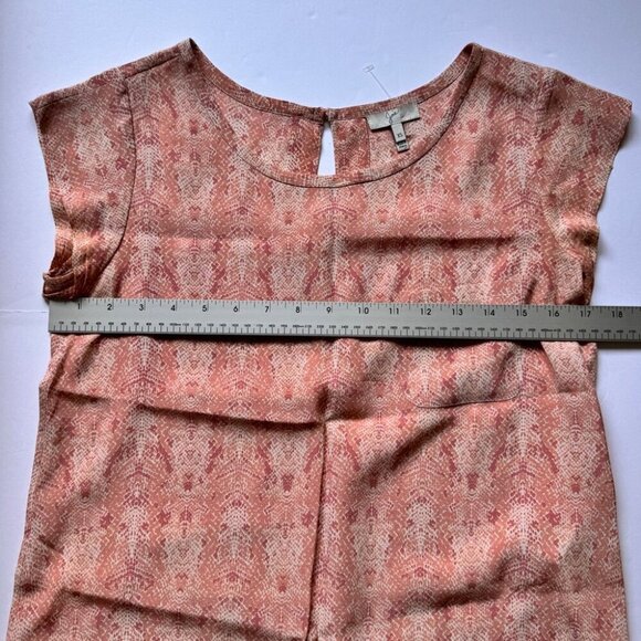 Bundle of 3 Blouses Talbots Metallic Floral American Eagle Pink Joie Silk Sz XS - Picture 4 of 16